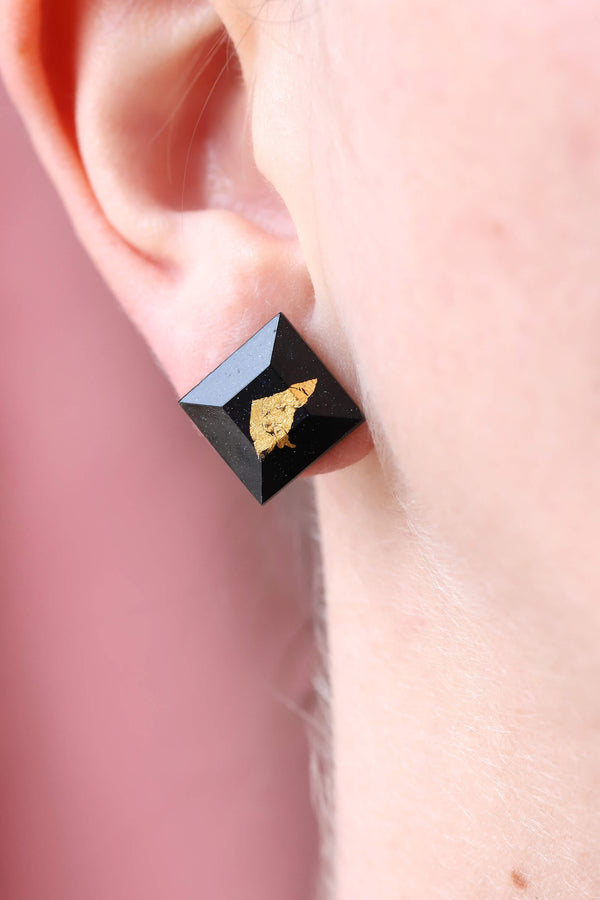 Boucles d'oreilles mini carré Parfait