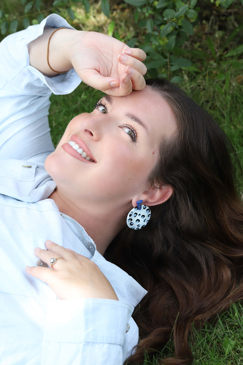 Leopard pattern earrings Ulu
